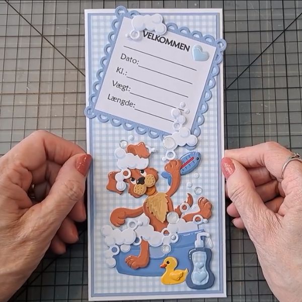 By Lene Enamel Hearts "Baby blue - 70pcs" BLA014