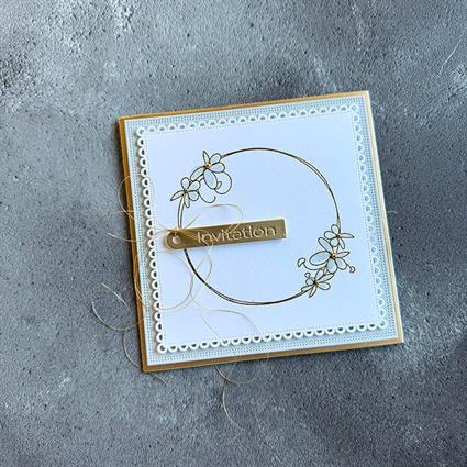 Simple and basic Clearstamp "Love is in the air" SBC178