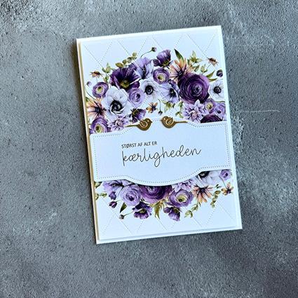 Simple and Basic Design Papers "Purple floral mood" SBP531