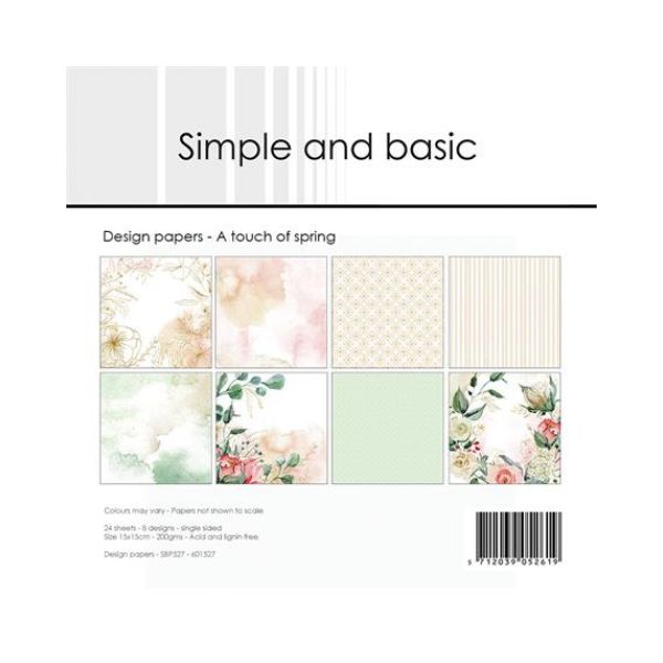 Simple and Basic Design Papers "A touch of spring" SBP527