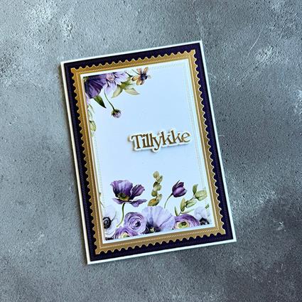 Simple and Basic Design Papers "Purple floral mood" SBP731