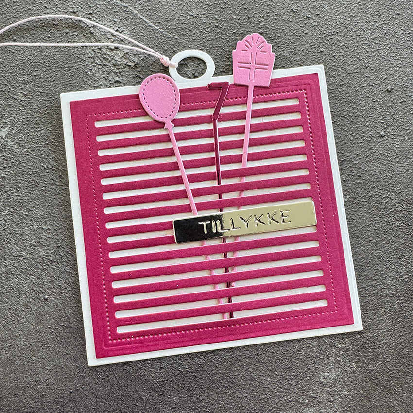 Simple and Basic die "All lined up - Square" SBD568
