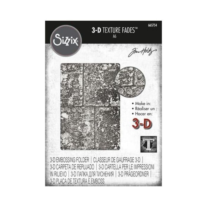 Sizzix/Tim Holtz 3D Embossingfolder "Industrious"