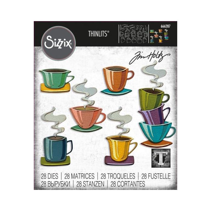 Sizzix/Tim Holtz Thinlits Die "Papercut Café"