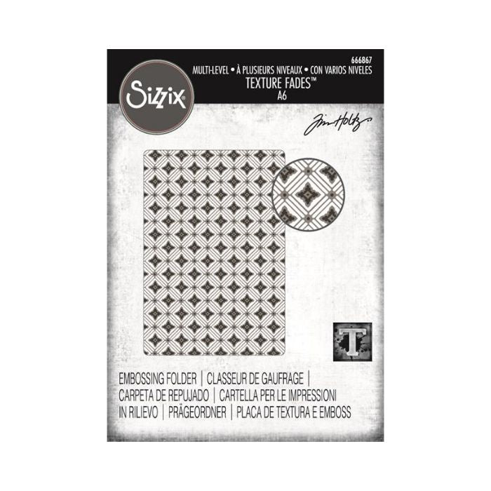 Sizzix/Tim Holtz Embossing Folder "Vault - Diamonds"