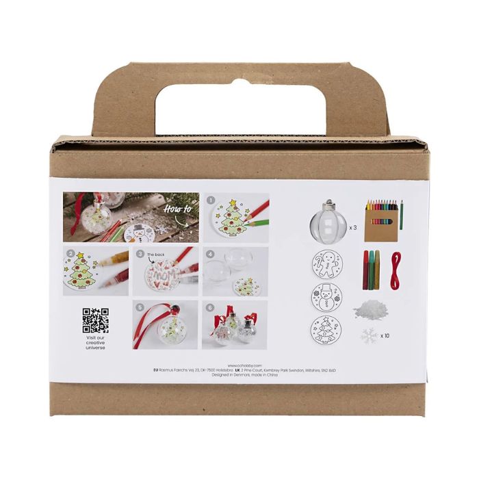 DIY Kit Tegninger - Julekugler