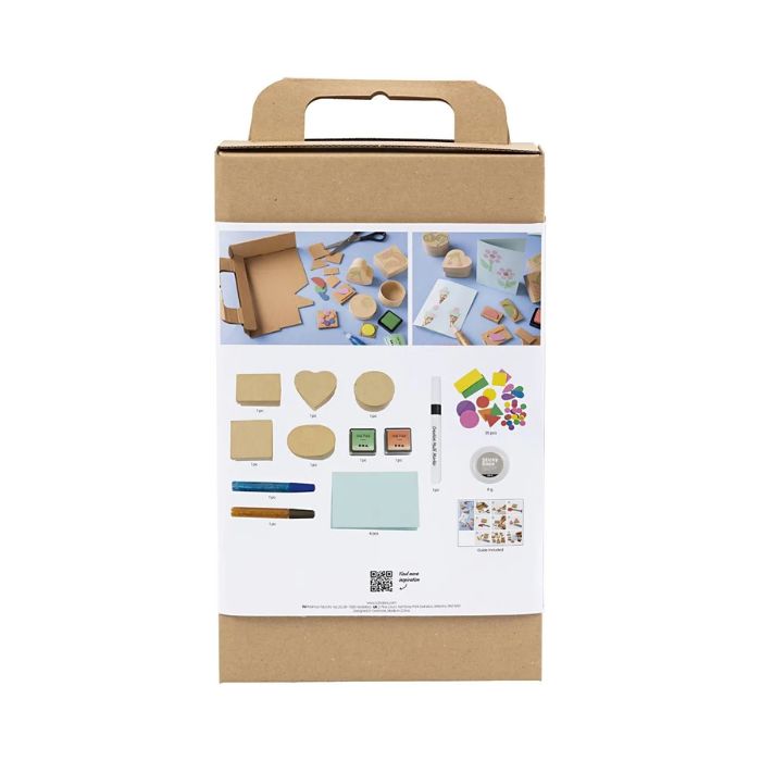 DIY Kit Stempeltryk - Dekorerede æsker