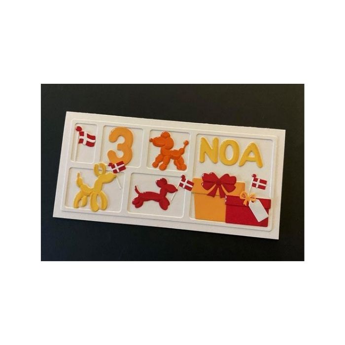 By Lene dies "Balloon Alphabet" BLD1507