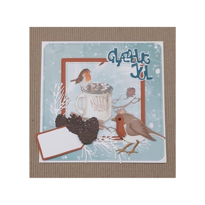 By Lene dies "Square Frame w/Tags" BLD1511