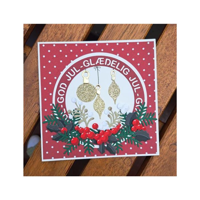 By Lene Dies ramme "Glædelig Jul" BLD1785