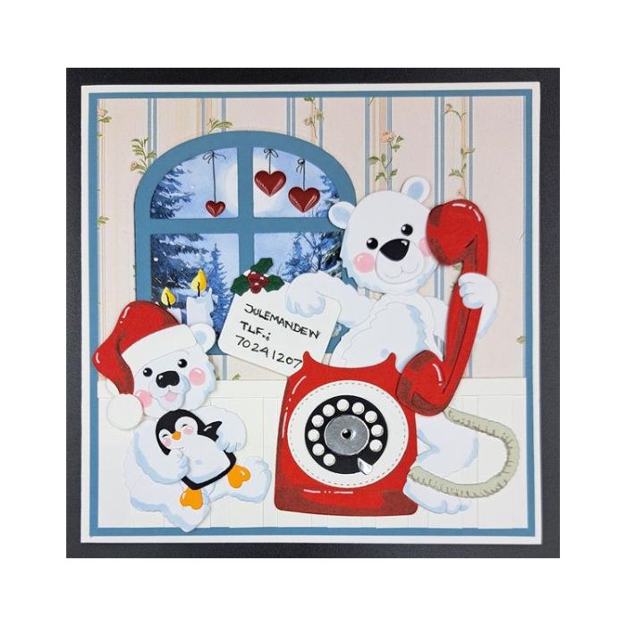 By Lene dies "Retro Phone " BLD1803