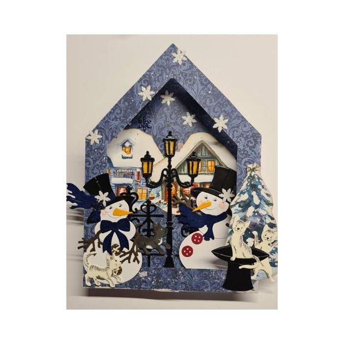By Lene dies "Happy Snowman" BLD1885