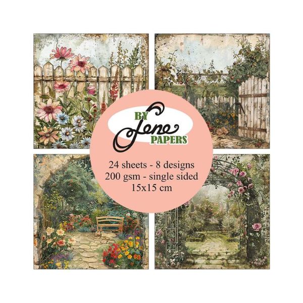 By Lene Paperpad 15x15 "Country Garden" BLP053