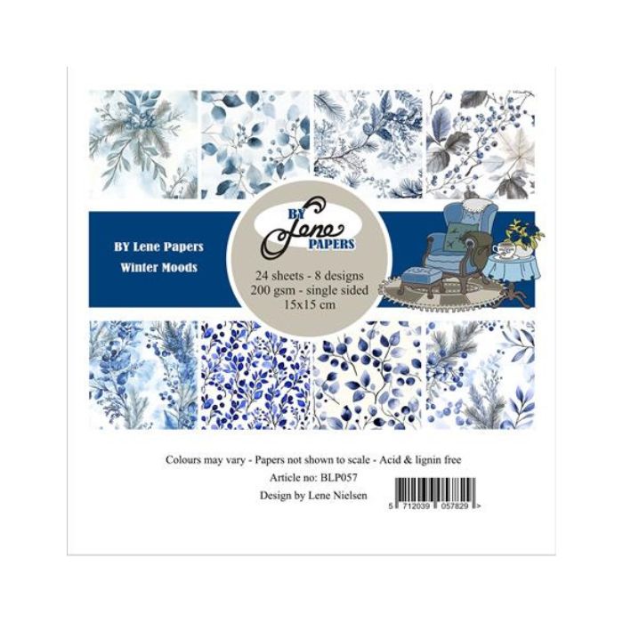 By Lene Paperpad 15x15 "Winter Moods" BLP057