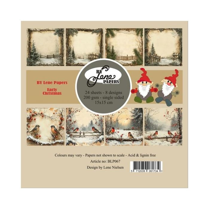 By Lene Paperpad 15x15 "Early Christmas" BLP067