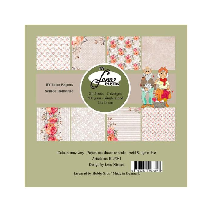By Lene Paperpad 15x15 "Senior Romance" BLP081