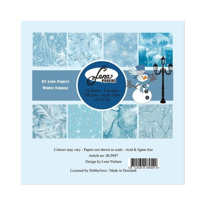 By Lene Paperpad 15x15 "Winter Fantasy" BLP087