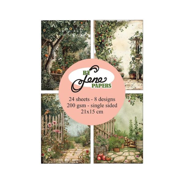 By Lene Paperpad 10x21 "Country Garden" BLP253