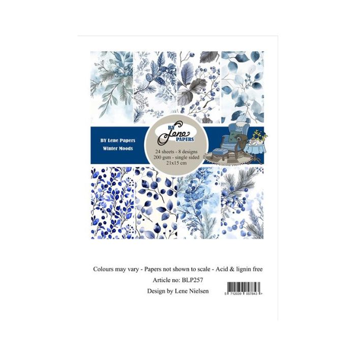 By Lene Paperpad 10x21 "Winter Moods" BLP257