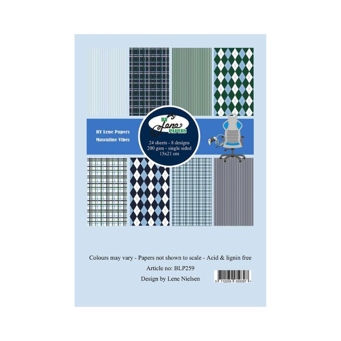 By Lene Paperpad 10x21 "Masculin Vibes" BLP259