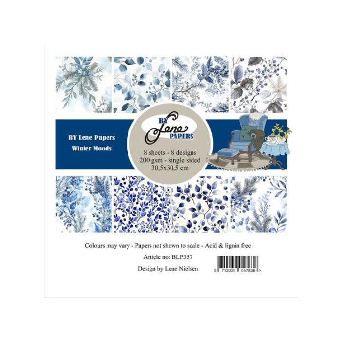 By Lene Paperpad 30x30 "Winter Moods" BLP357