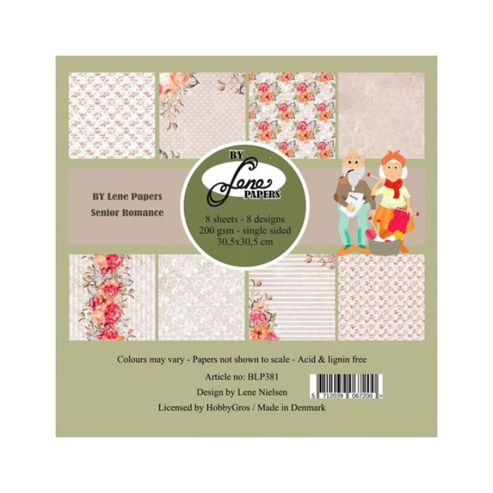By Lene Paperpad 30x30 "Senior Romance" BLP381