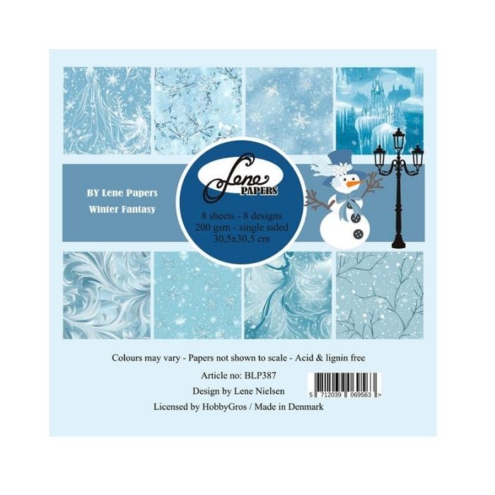 By Lene Paperpad 30x30 "Winter Fantasy" BLP387