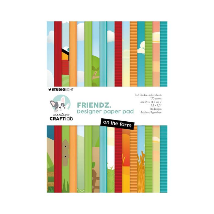 Studio Light Paper Pad "On the farm Friendz"