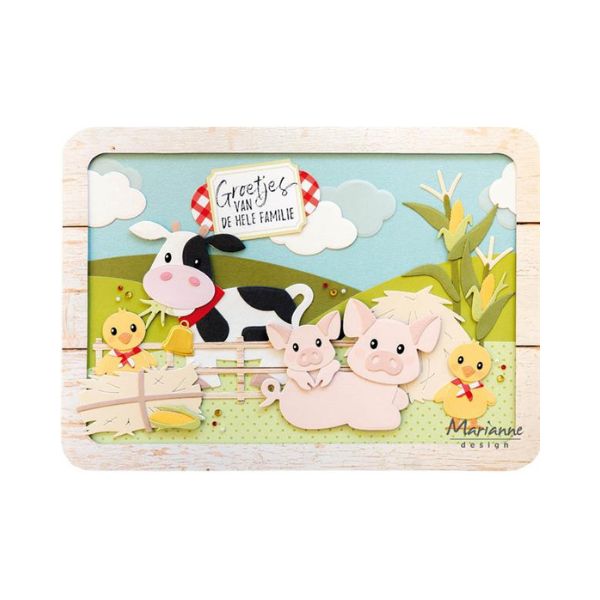 Marianne Design dies "Eline's Pig Family" COL1545