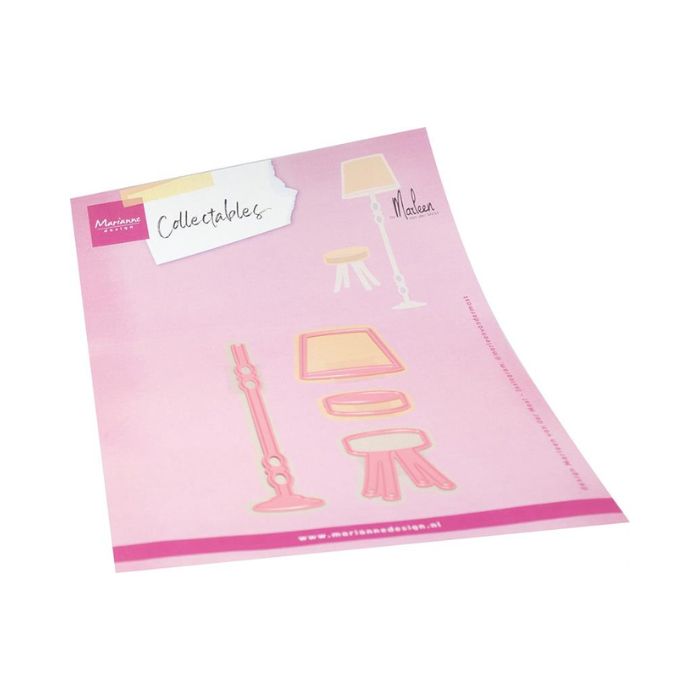 Marianne Design dies "Lamp & Stool by Marleen" COL1566