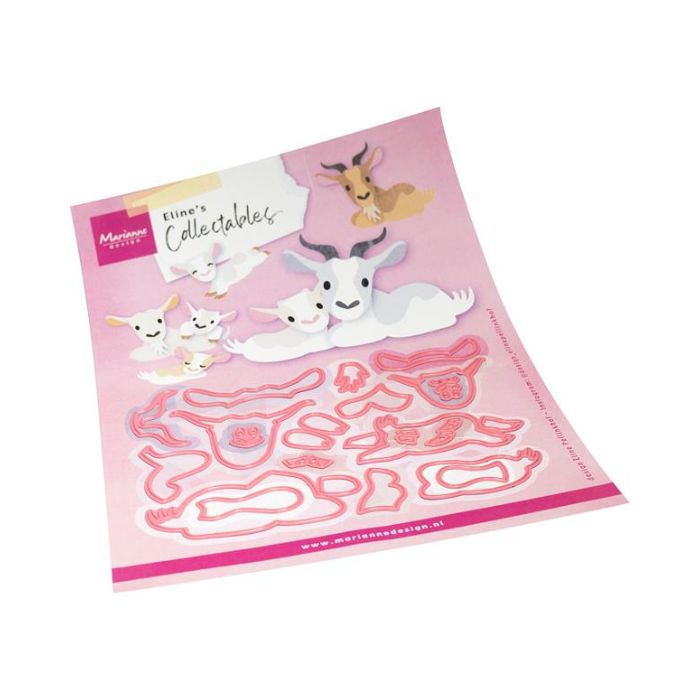 Marianne Design dies "Eline's Goat family" COL1570