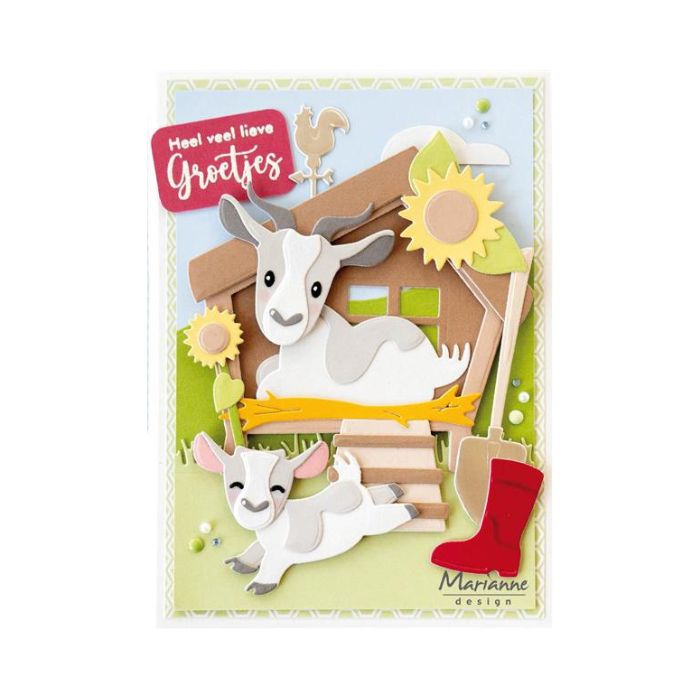 Marianne Design dies "Animal Shed by Marleen" COL1572
