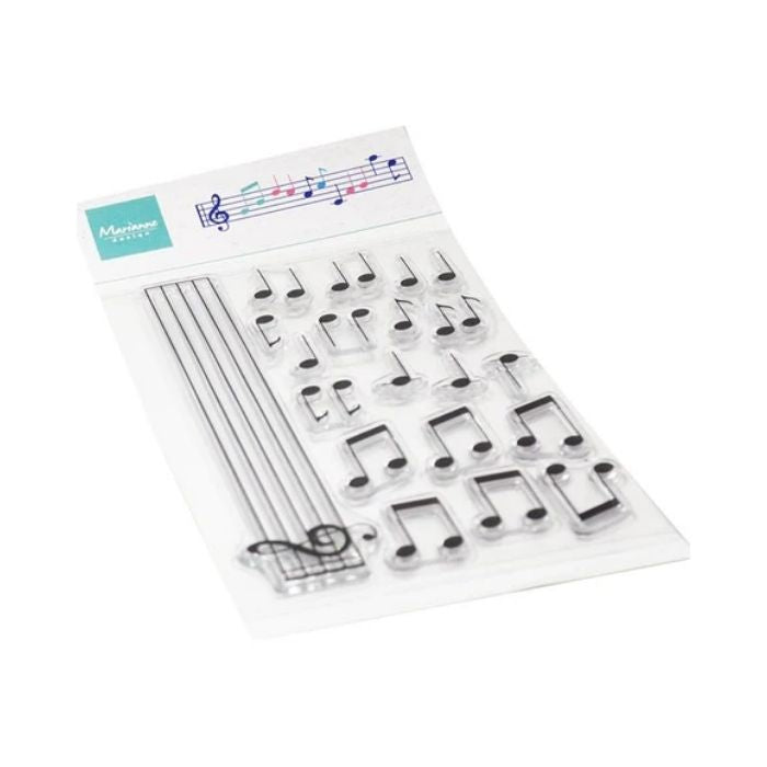 Marianne Design Clearstamp "Musical notes" CS1175