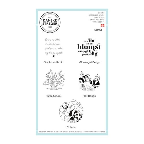 Danske Streger Clearstamp "Forår" DSD005