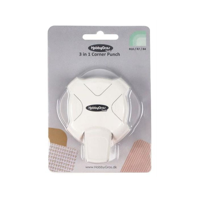 HobbyGros Tools "3 in 1 corner punch - round" HGT036