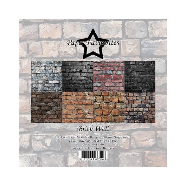 Paper Favourites Paper Pack "Brick Wall" PF516