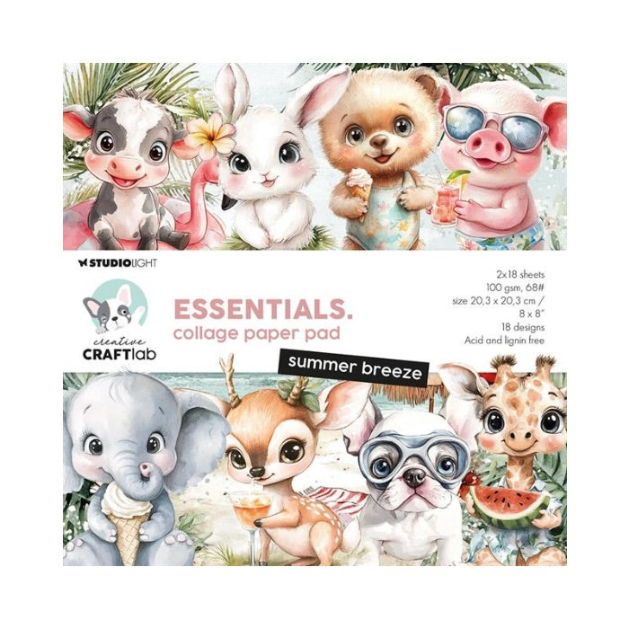 Studio Light Collage Paper Pad "Summer Breeze" Studio Light Collage Paper Pad "Summer Breeze"