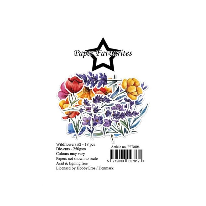 Paper Favourites Die-Cuts "Wildflowers #2" PFD004