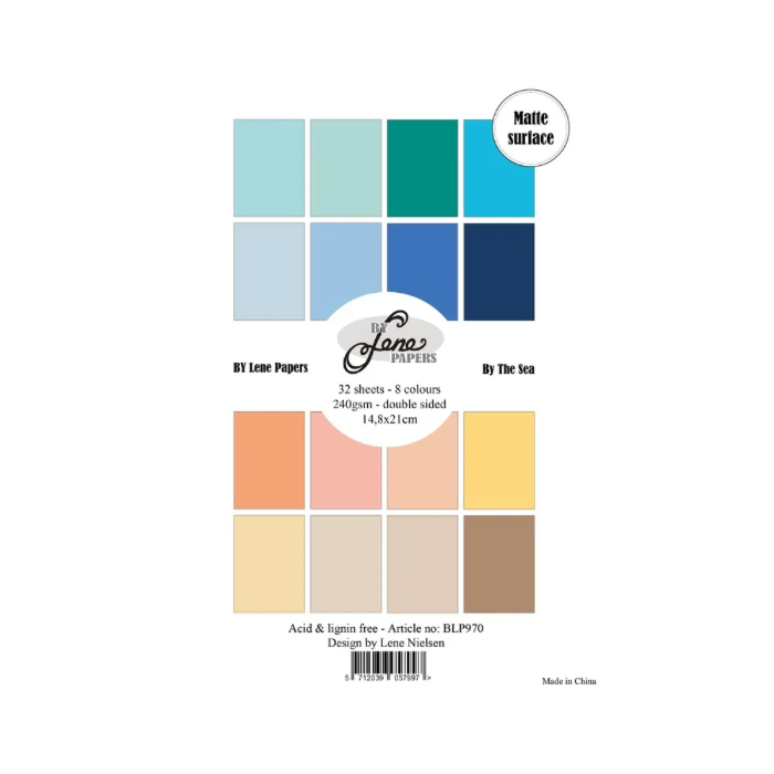 By Lene Paperpad "Solid Colours - By The Sea" BLP970