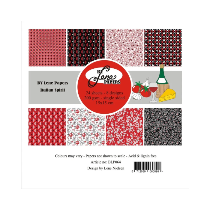 By Lene Paperpad 15x15 "Italian Spirit" BLP064