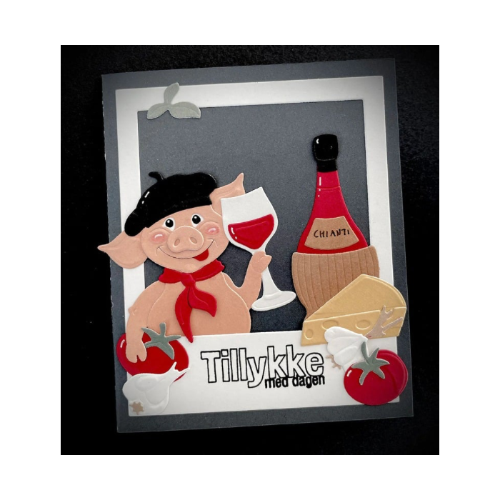 By Lene Dies "Wine and Cheese" BLD1761