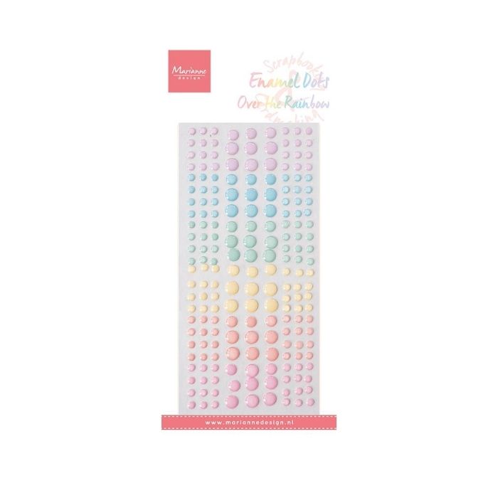 Marianne Design Enamel Dots "Over the rainbow" PL4532