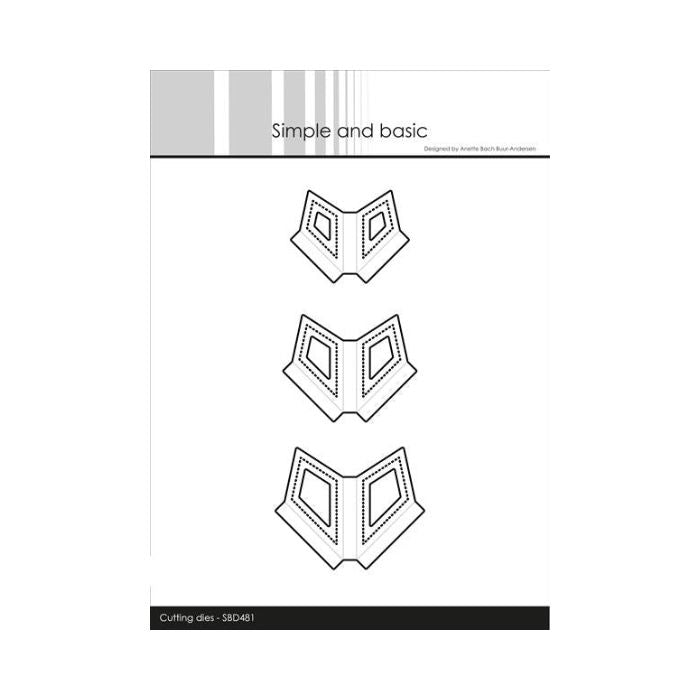 Simple and Basic die "3D star - Flat" SBD481