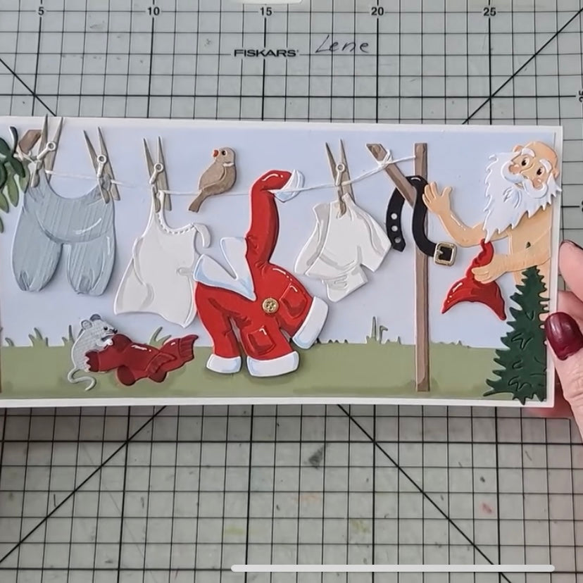 By Lene Dies "Santa's Laundry" BLD1690
