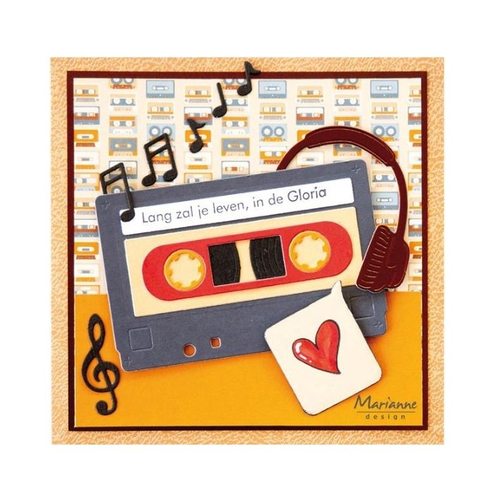 Marianne Design Dies "Punch die XL - Music" CR1694