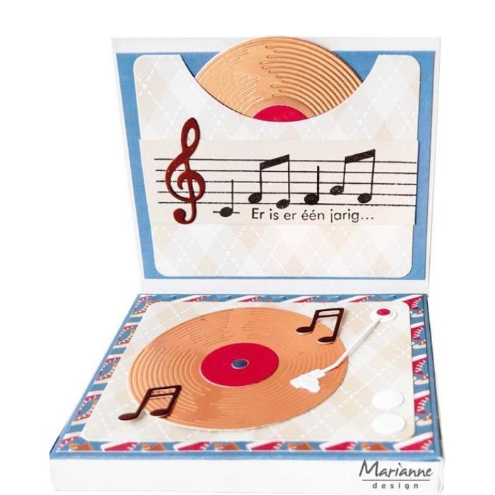 Marianne Design dies "Record Player" LR0908