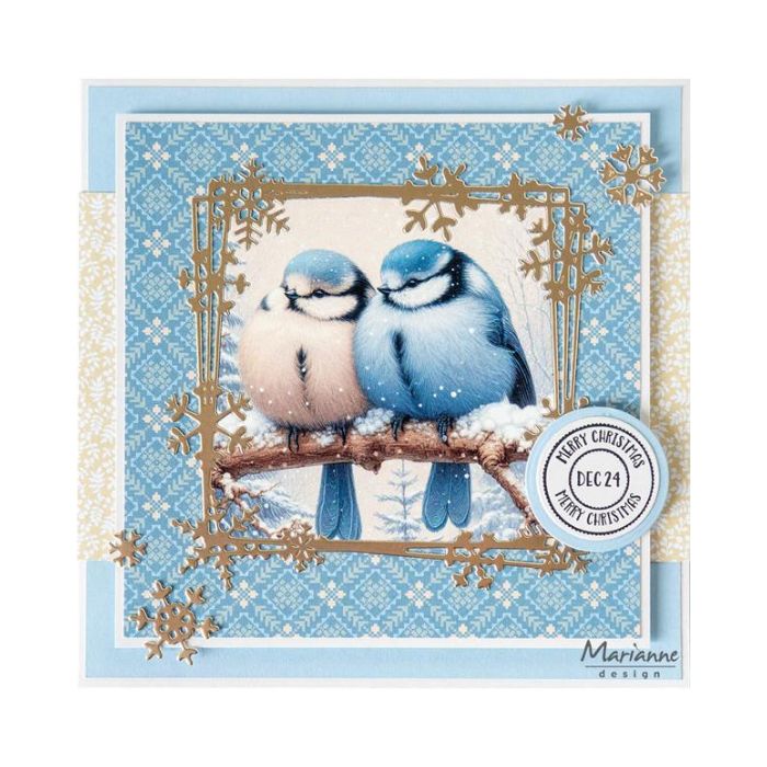 Marianne Design dies "Ice crystals - square" LR0929