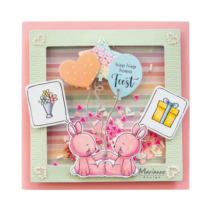 Marianne Design Pearls "Hearts pearls - white" CA3219