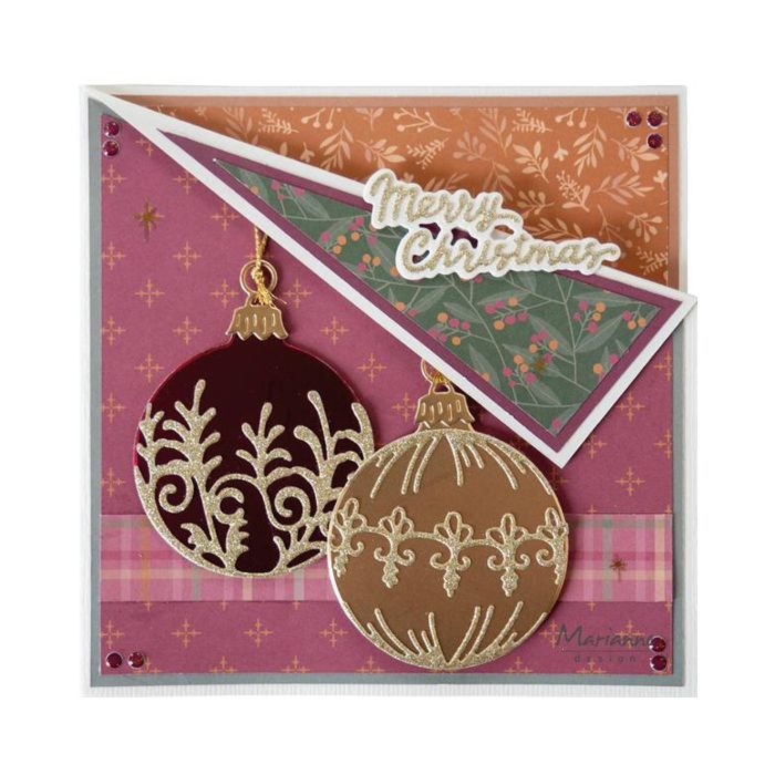 Marianne Design dies "Christmas baubles (round)" LR0967