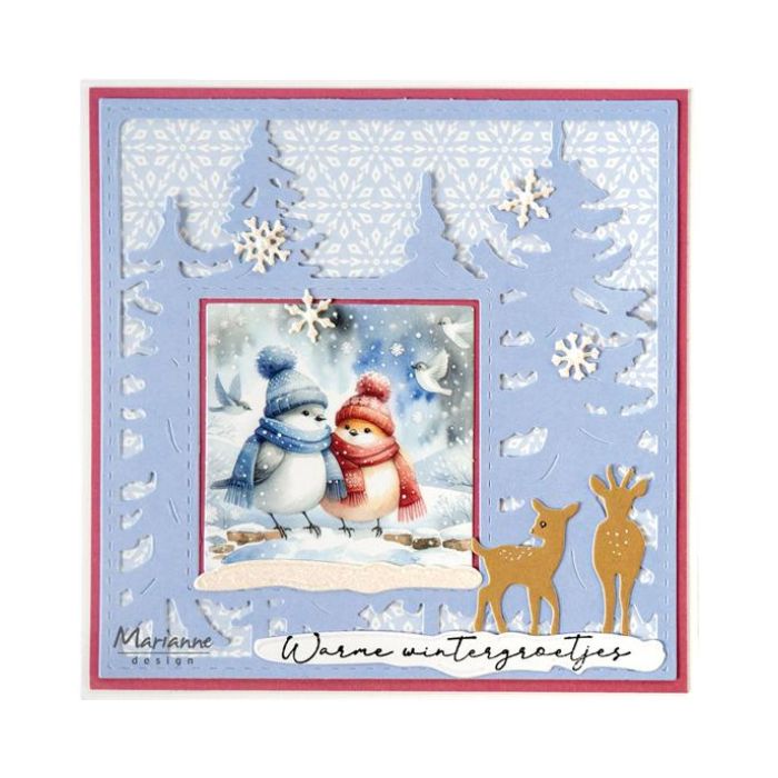 Marianne Design dies "Forest square" LR0971